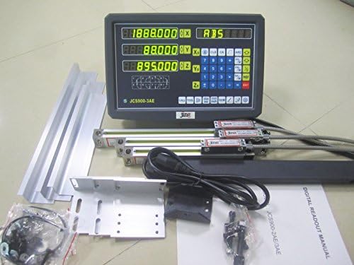 3 AXIS DRO Digital Očitavanje za glodanje stroja za strug s preciznom linearnom skalom 250 800 1000