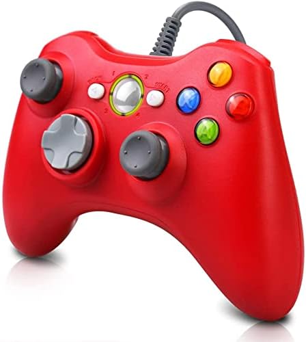 Ožičeni kontroler za Xbox 360, Tiiroy 2.4GHz Ožičeni upravljač Joystick GamePad Daljinski upravljač za Xbox360 PC Windows 7,8,10