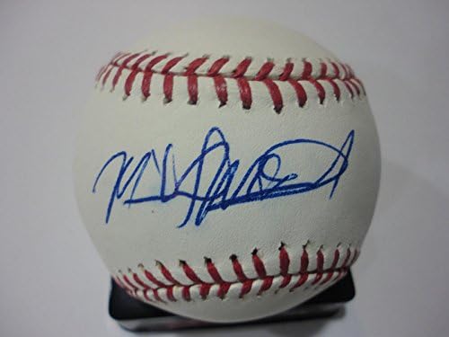 Michael McDade Blue Jays Indijanci potpisali su autogramirani M.L. Bejzbol W / COA - AUTOGREMENA BASEBALLS