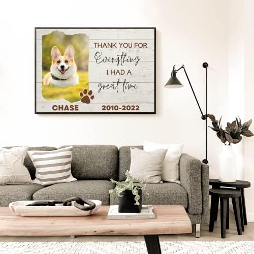 Personalizirani Poster sjećanja na pse za Doggos Mama Tata zahvalnost prilagođena slika psa Ožalošćena simpatija