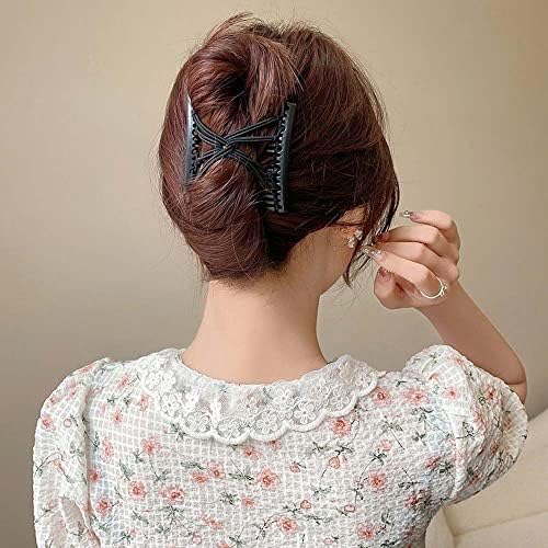 Huchu češalj za kosu Retro Vintage Bun Maker Alat Girl Headredress Elegantni temperament Stražnji dio glave Korejski stil Hairpin