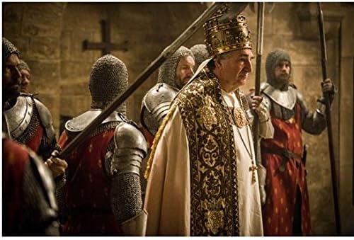 Knightfall Jim Carter kao papa Boniface VIII s kolegama, fotografija 8 x 10 inča