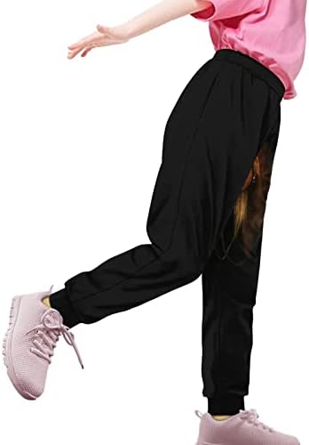 AOPISTC 4-15T Dječji dukseri za dječaka casual performanse hip-hop hlače s džepovima dugačke sportske odjeće