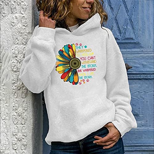 Novelty Hoodie crtani grafički s kapuljač sa kapuljačom nacrtajući pulover Trendi hip hop skakače za žene tinejdžerske djevojke