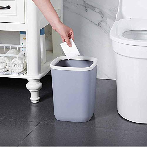 Abecel smeće može, smeće modernu ovalnu plastičnu malu kantu za smeće, kanta za smeće, kanta za smeće za kupatilo, kuhinju, praonica, kućni ured, spavaonice