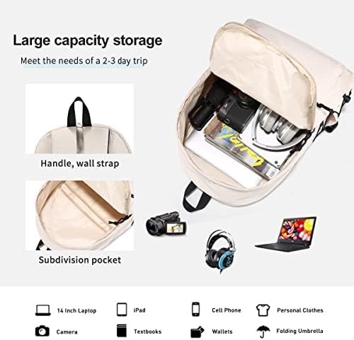 Coowoz College Torba Lagana ležerna bakfa za laptop za muškarce za muškarce Ženska vodootporna putni ruksak
