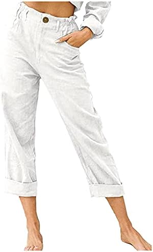 Usuming ženske ležerne hlače Ležerne prilike plus veličine Hlače visoke strukske hlače svakodnevne dukseve