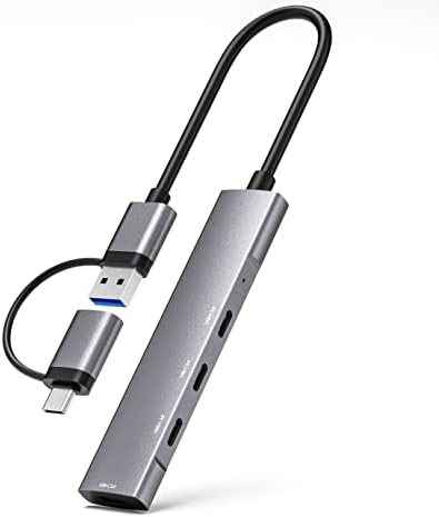 4 porta USB C Hub – 5Gbps USB Hub za Laptop, USB C na USB C Hub, USB na USB C Adapter za MacBook Pro/Air