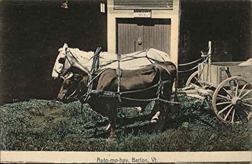 Auto-mo-hay Barton, Vermont vt originalna antička razglednica