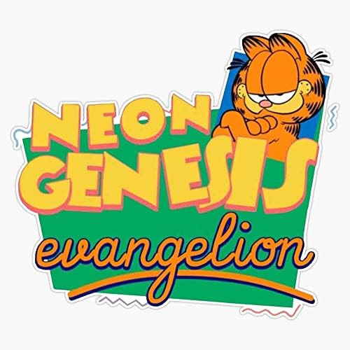 Naljepnicamith Garfield Neon Genesis Evangelion Evangelion CACAL Bumper Naljepnica Meme 5 Veličina pune