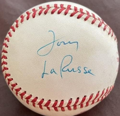 Tom Lasorda Tony La Russa Autograph Auto 1988 Svjetska serija Arawlings Baseball JSA - AUTOGREMENA BASEBALLS