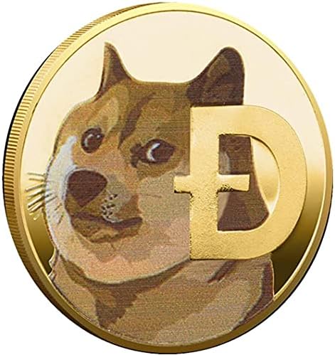 1 oz Gold-poblikovani dogecoin Komemorativni novčići CryptoCurrency Dogecoin 2021 Limited Edition Coin sa