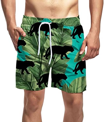 Miashui Board Shorts Muškarci 33 Muška ljetna printska plaža Kratka povremena labava modna kratke hlače