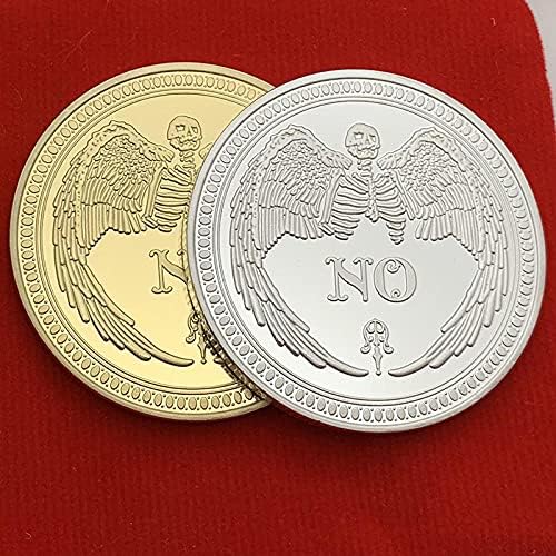 Da Gold-pozlaćeni komemorativni novčić Angel Nema odluke Kovanica Ada Cryptorrency sa zaštitnim rukavima Lucky Coin Lični amaterski kovanica