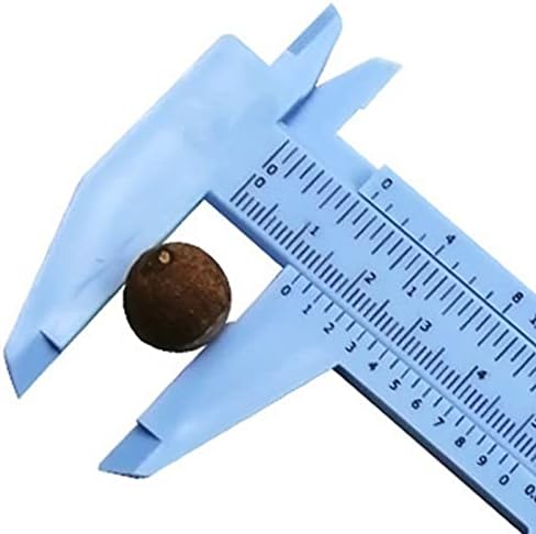 ZLXDP 5pc 0-150mm dvostruko pravilo ljestvice plastični vernier kaliper mjerni studentski mini alat Ruljev
