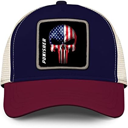 HAT ASVANCE Trucker - mreža za bejzbol kapu za muške - Premium američki patrioti vezeni kape - poklon za tatu