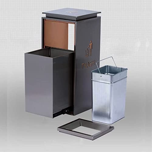 Kyusar Trash can smeće bin smeća sortiranje od nehrđajućeg čelika lift ulaz ulaz za nepušače kante za smeće kanti za smeće za reciklažu