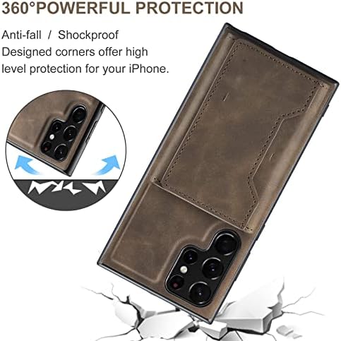 Torbica za novčanik za Samsung Galaxy S23 / S23 Plus / S23 Ultra,kožna Navlaka za telefon sa odvojivim utorima