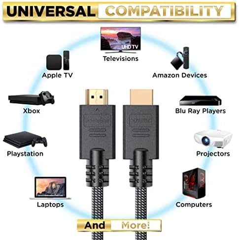 Powerbear 4K HDMI kabel 10 FT & 20 FT paket