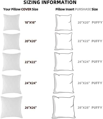 Čista pokrivača jastuka od bijelog bacanja - 2-pakovanje 16 x 16 inčnih obloga za jastuke - čvrst i diskretan otvor za patent zatvarač - premium kvalitetni poliester - ukrasni jastuk za kauču na razvlačenje, bez umetaka