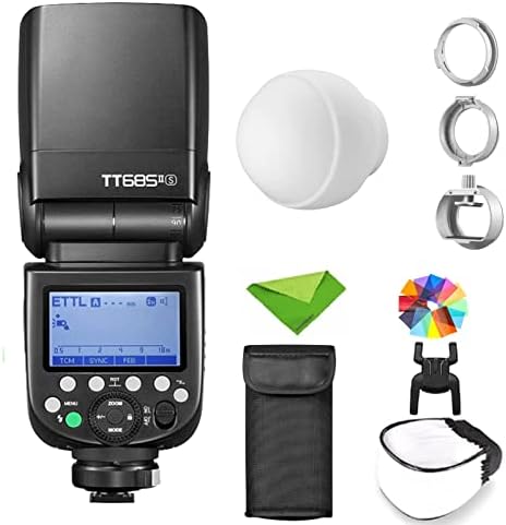 Godox TT685II TT685II-S w / Godox ML-CD15 flash difuzor TTL blic za Sony Blic kamere, HSS 1 / 8000s 2.4