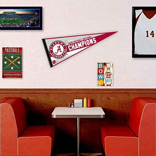Alabama Crimson Tode College Fudbal 2020 2021 Zastava zastavice državnog prvaka