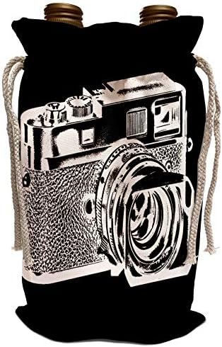 3drose Kike Calvo Photo Illustrations daljinomer Kamera-slika bijele Daljinomera kamere na crnoj pozadini-torba