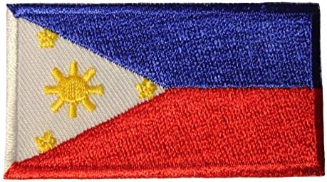 Filipini Country Flag Mali gvožđe na patch greben značka 1,5 x 2,5 inča Novo