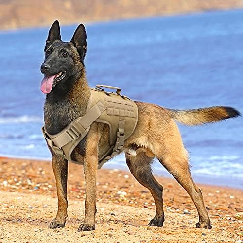DHDM pseći kabelsko-vojni trening za pse pas pastirski pas pasa hally prsluk za srednje velike pse