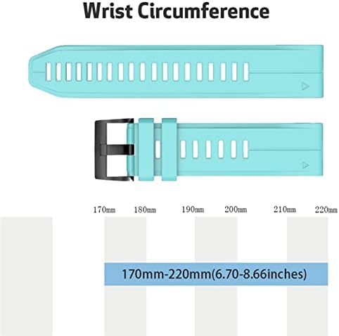FORFC 26 22 20mm traka za sat za Garmin Fenix 7X ,Fenix 7,Fenix 7s Smart Watch Silikonski Easyfit ručni