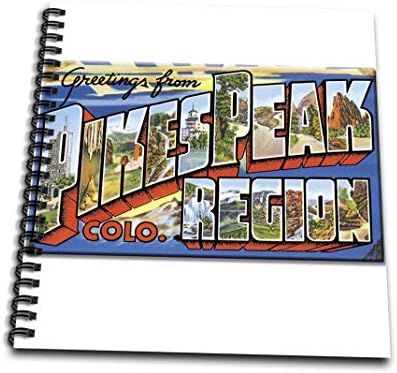 3Droza DB_160733_2 Pozdrav iz PIKS-a Peak Region Colorado Bold Pisma sa City Scenes Memory Book, 12 x 12