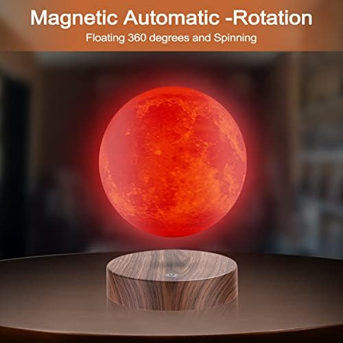 Plutajuća Mesečeva lampa, magnetna levitacija rotirajuća 3D štampa Mesečeva svetlost koja levitira svetiljke