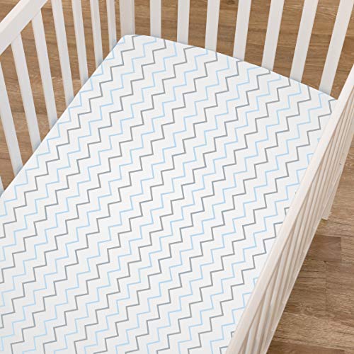 Američka kompanija za bebe štampana pletena čaršava za krevetić od pamuka za standardne dušeke za krevetić