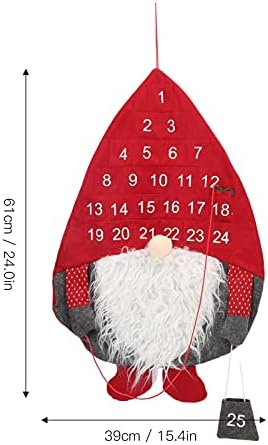 ENTHUSRI kalendar slatka Santa izgled lijepa praktična izuzetne izrade Božić odbrojavanje