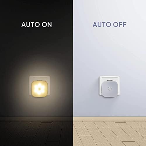 Plug - in LED senzor pokreta noćno svjetlo, Mini toplo ili bijelo LED noćno svjetlo sa senzorom pokreta
