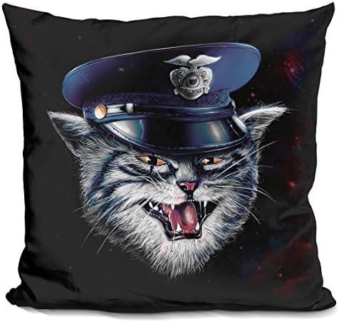 Lilipi policijska mačka ukrasna jastuk za bacanje naglaska