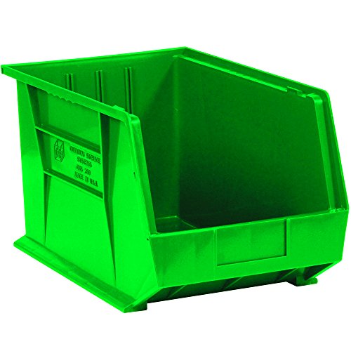Partneri Brand Pbinp1811G Plastične staklene kutije za kante, 18 x 11 x 10 , zeleno