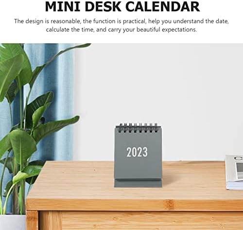 Zerodeko Stožni stolni kalendar 2022. - decembar 2023., mali stolni kalendar Mini mjesečni kalendar kalendarski