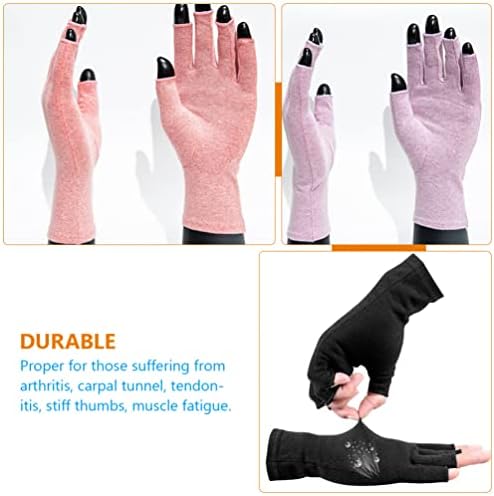 Healeved finger Gloves 4 parovi artritis rukavice rukavice bez prstiju rukavice karpalni tunel rukavice
