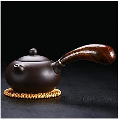 Čajnik čajnik za čajnik Zisha lonac ručno izrađen ljubičasti blata čaj za čaj keramički čajnik zlatni svilena