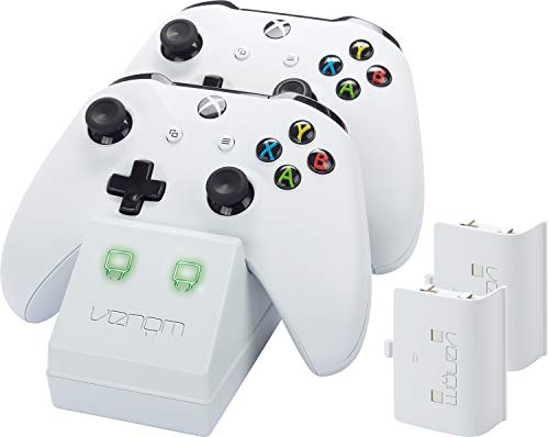 VINOM XBOX ONE TWIN priključna stanica sa 2 x punjivim baterijskim paketima: bijeli Xbox One