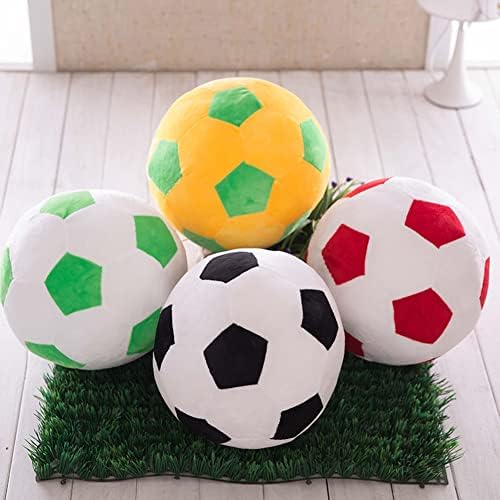 Eubuy Plush Soccer lopta punjena fudbalska lopta plišana jastuk, meka fudbalska plišana igračka fudbal lopta