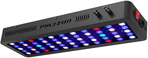Phlizon kontrola tajmera zatamnjiva 165w LED Akvarijsko svjetlo punog spektra akvarijum LED svjetlo za ribu