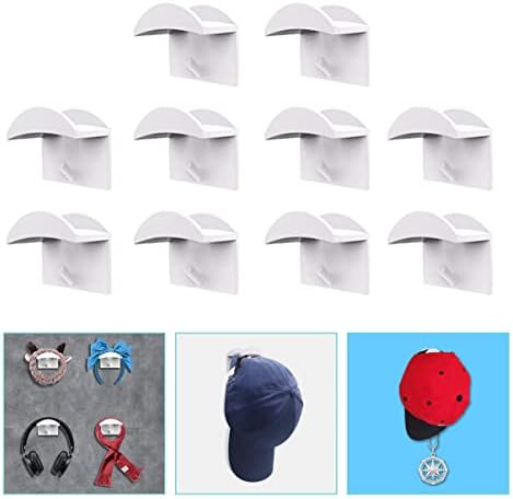 Alipis 30 kom ljepljivi šešir Zidne kuke za šešir ljepljive kuke za šešir Zidne kuke vješalica plastični