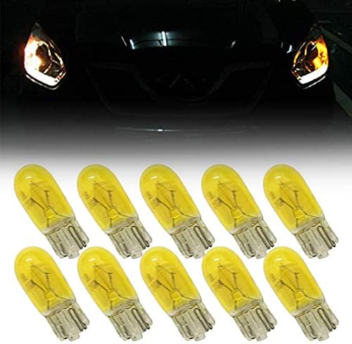 NSLUMO žuta T10 W5W halogena sijalica-T10 halogene Auto žute lampe 168 194 w5w svjetlo registarske tablice