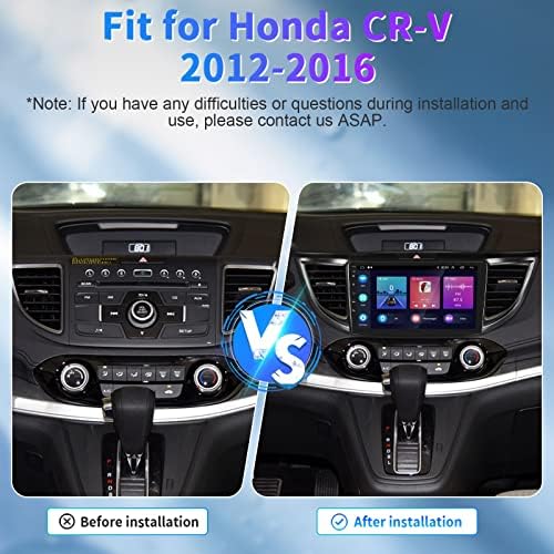 Roinvou Android dvostruki Din Auto Stereo Radio za Honda CRV 2012 2013 2014 2015 , 9 dodirni ekran podržava