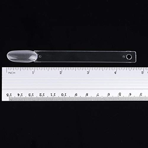 150 kom prozirnih štapića za uzorke noktiju, PVC lažni Savjeti za umjetnost noktiju u obliku lepeze alat