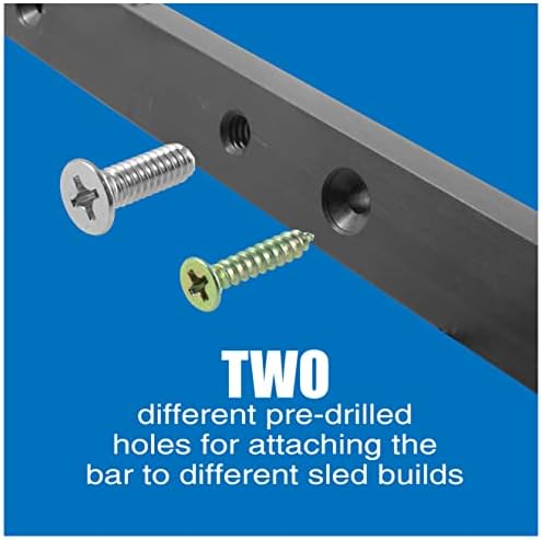 19 inčni Precision Aluminium Miter bar Rail Runner w/podesivi klip sa oprugom • Diy table Saw Crosscut sanke