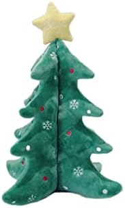 Jj yyds plišana božićna igračka plišana meko božićno stablo jastuk ružičasta zelena bijela Božić kućna trgovina