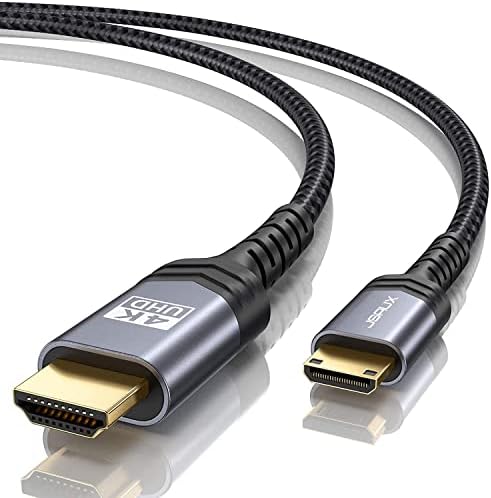 JSAUX Mini HDMI do HDMI kabela 6ft i mini HDMI do HDMI adaptera velike brzine sa 4k 60Hz HDR 3D 18Gbps Dolby